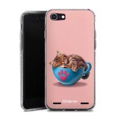 Carry Case Hülle Transparent/glitter ohne Band