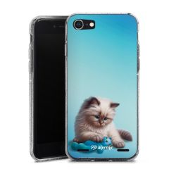 Carry Case Hülle Transparent/glitter ohne Band