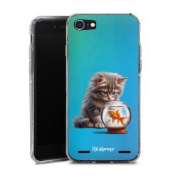 Carry Case Hülle Transparent/glitter ohne Band