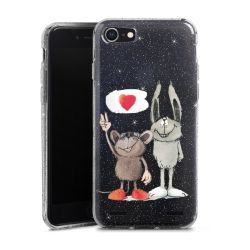 Carry Case Hülle Transparent/glitter ohne Band