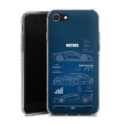 Carry Case Hülle Transparent/glitter ohne Band