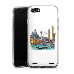 Carry Case Hülle Transparent/glitter ohne Band