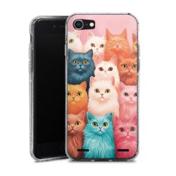 Carry Case Hülle Transparent/glitter ohne Band