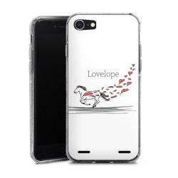 Carry Case Hülle Transparent/glitter ohne Band