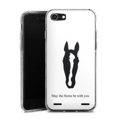 Carry Case Hülle Transparent/glitter ohne Band