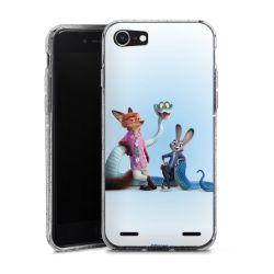 Carry Case Hülle Transparent/glitter ohne Band