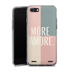 Carry Case Hülle Transparent/glitter ohne Band