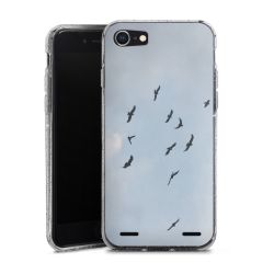 Carry Case Hülle Transparent/glitter ohne Band