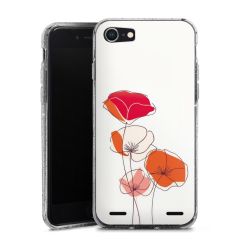 Carry Case Hülle Transparent/glitter ohne Band