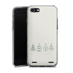 Carry Case Hülle Transparent/glitter ohne Band