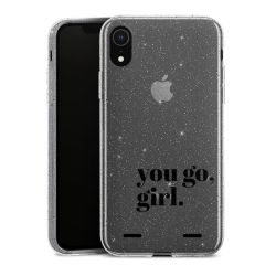 Carry Case Hülle Transparent/glitter ohne Band