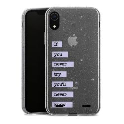 Carry Case Hülle Transparent/glitter ohne Band