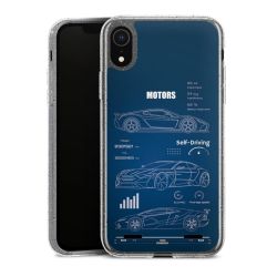 Carry Case Hülle Transparent/glitter ohne Band