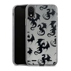 Carry Case Hülle Transparent/glitter ohne Band