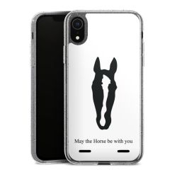 Carry Case Hülle Transparent/glitter ohne Band