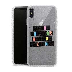 Carry Case Hülle Transparent/glitter ohne Band