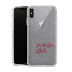 Carry Case Hülle Transparent/glitter ohne Band