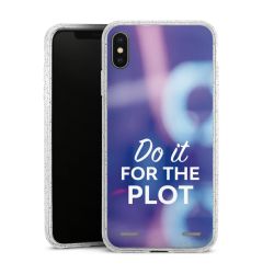 Carry Case Hülle Transparent/glitter ohne Band