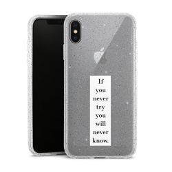 Carry Case Hülle Transparent/glitter ohne Band