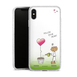 Carry Case Hülle Transparent/glitter ohne Band