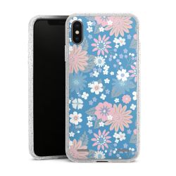 Carry Case Hülle Transparent/glitter ohne Band