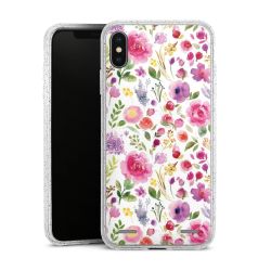 Carry Case Hülle Transparent/glitter ohne Band