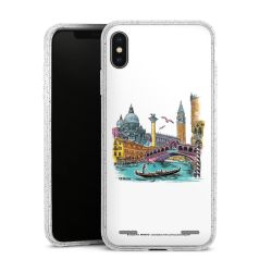 Carry Case Hülle Transparent/glitter ohne Band