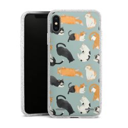 Carry Case Hülle Transparent/glitter ohne Band