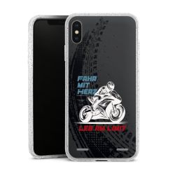 Carry Case Hülle Transparent/glitter ohne Band