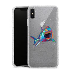 Carry Case Hülle Transparent/glitter ohne Band