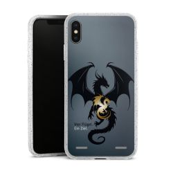 Carry Case Hülle Transparent/glitter ohne Band