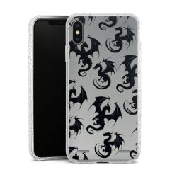 Carry Case Hülle Transparent/glitter ohne Band