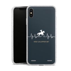 Carry Case Hülle Transparent/glitter ohne Band