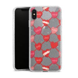 Carry Case Hülle Transparent/glitter ohne Band