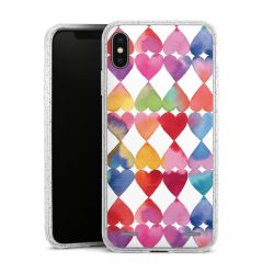 Carry Case Hülle Transparent/glitter ohne Band