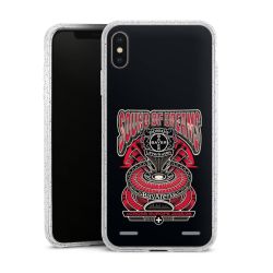 Carry Case Hülle Transparent/glitter ohne Band