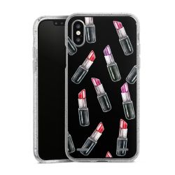 New Carry Case Hülle transparent-glitter