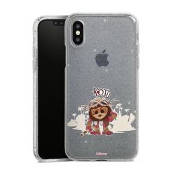 Carry Case Hülle Transparent/glitter ohne Band