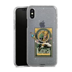 Carry Case Hülle Transparent/glitter ohne Band