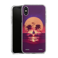 Carry Case Hülle Transparent/glitter ohne Band