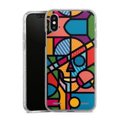 Carry Case Hülle Transparent/glitter ohne Band