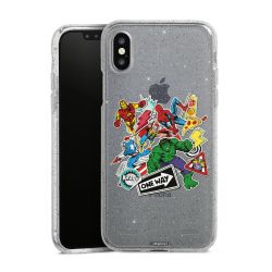 Carry Case Hülle Transparent/glitter ohne Band