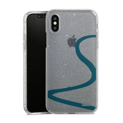 Carry Case Hülle Transparent/glitter ohne Band