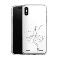 Carry Case Hülle Transparent/glitter ohne Band