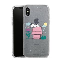 Carry Case Hülle Transparent/glitter ohne Band