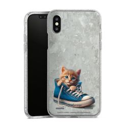 Carry Case Hülle Transparent/glitter ohne Band