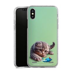 Carry Case Hülle Transparent/glitter ohne Band