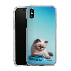 Carry Case Hülle Transparent/glitter ohne Band