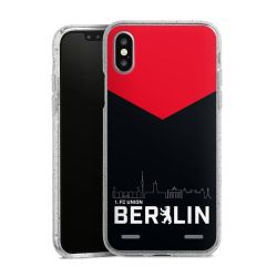 Carry Case Hülle Transparent/glitter ohne Band