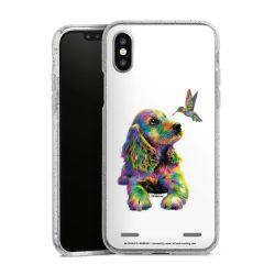 Carry Case Hülle Transparent/glitter ohne Band